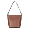 Bloominbag Milano Zip Tote – Warm Camel Hakiki Deri Askılı Kadın Omuz Çantası