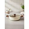 Bernardo Mayasa 7 Parça Seramik Tencere Seti Fil Dişi