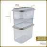 Bernardo Hide Plus 2'li Saklama Kabı 1900 Ml Beyaz