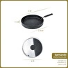 Bernardo Wave 32cm Granit Balık Tavası