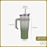 Bernardo Alto Pipetli Termos Bardak Yeşil 1000ml