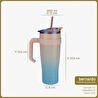 Bernardo Alto Pipetli Termos Bardak Turkuaz 1000ml