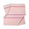 Itsy Bitsy Kids Big Flower Pink Zigzag , Müslin Bebek Örtüsü , 100x100 Cm
