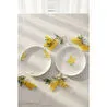 Rakle Mimosa Seramik 4'lü Pasta Tabağı Seti 19 Cm