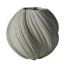 Mudo Home Spiral Vazo Bej 34x32cm
