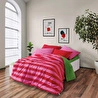 Cozy Home Popping Colors Çift Kişilik Lastikli Çarşaflı Nevresim Takımı Cherie Yeşil