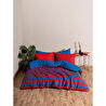 Cozy Home Popping Colors Çift Kişilik Lastikli Çarşaflı Nevresim Takımı Blaze Kırmızı