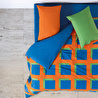 Cozy Home Popping Colors Çift Kişilik Lastikli Çarşaflı Nevresim Takımı Venus Mavi