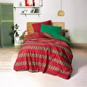 Cozy Home festive Tek Kişilik Lastikli Çarşaflı Nevresim Takımı Holly Yeşil