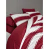 Cozy Home Festive Çift Kişilik Lastikli Çarşaflı Nevresim Takımı Jolly Kırmızı