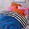 Cozy Home Popping Colors Çift Kişilik Lastikli Çarşaflı Nevresim Takımı Dusk Mavi