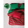 Cozy Home Festive Çift Kişilik Lastikli Çarşaflı Nevresim Takımı Holly Yeşil