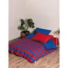 Cozy Home popping Colors Tek Kişilik Lastikli Çarşaflı Nevresim Takımı Blaze Kırmızı