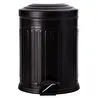 Mudo Home 5lt Pedalli Vintage Çöp Kovasi Si̇yah