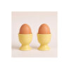 Beige & Stone Seramik Sarı Yumurta Kadehi – 2’li Set