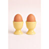 Beige & Stone Seramik Sarı Yumurta Kadehi – 2’li Set
