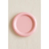 Beige & Stone Seramik Küçük Boy Parlak Pembe Donut Tatlı Tabağı