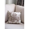 Beige & Stone Kahverengi Vintage Desenli 45x45 Dekoratif Yastık Kılıfı