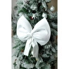 Beige & Stone Yıllbaşı Ağaç Süs Noel Beyaz Fiyonk 30x35 Cm Küçük