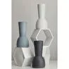 Beige & Stone Venessa Grey Vazo Dekoratif Obje