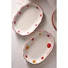 Rakle Pomodoro Stoneware 2'li Kayık Sunum Tabağı Seti 25 Cm