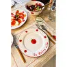 Rakle Pomodoro Stoneware 4'lü Servis Tabağı Seti 28 Cm
