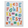 Itsy Bitsy Kids Alphabed Çok Renkli Yıkanabilir Çocuk Halısı 120x160cm