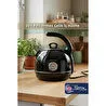 Premier Prk 1215c Retro Tasarımlı Analog Göstergeli Paslanmaz Çelik Hazneli Su Isıtıcısı Cool Touch Kettle Siyah Renk