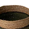 Mudo Home Yeşi̇l Natürel Yuvarlak Düz Sepet L 25 Cm