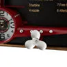 Mudo Home Airplane Kirmizi Duvar Saati̇ 78x8x21cm