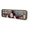 Mudo Home Airplane Kirmizi Duvar Saati̇ 78x8x21cm