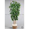 Biçiçek Yapay Bambu Ağacı 6 Dallı 150 Cm Yoğun Yapraklı Hasır2