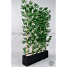 Biçiçek Bambu Separator 170 Cm 10 Dallı Yoğun Yapraklı Siyah
