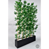 Biçiçek Bambu Separator 170 Cm 10 Dallı Yoğun Yapraklı Siyah