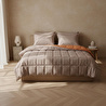 Othello Çift Kişilik Çift Taraflı Welsoft Comforter Yorgan Seti Orange 195x215 Cm - Dormio Soft Trigo Serisi
