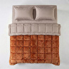 Othello Çift Kişilik Çift Taraflı Welsoft Comforter Yorgan Seti Orange 195x215 Cm - Dormio Soft Trigo Serisi
