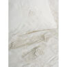 Cotton Box 3d Nakışlı Saten Çift Kişilik Nevresim Takımı Chic Ekru