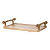 Mudo Home Wooden Dekorati̇f Tepsi̇ 35x20 Cm
