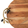 Mudo Home Olive Ahşap Dekorati̇f Tepsi̇ 45x33x6cm