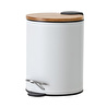 Mudo Home 5five Boho Çöp Kovasi Beyaz 22,5x17x23