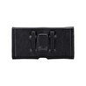 Bloominbag Arc Clip Onyx Black Leather 6.9