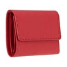 Bloominbag Arc Wallet Crimson Red Hakiki Deri Kartlıklı Manyetik Cüzdan
