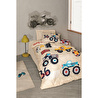 Cotton Box Junior Tek Kişilik Nevresim Takımı Cars Bej