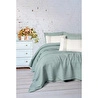 Cotton Box Aura Tek Kişilik Pike Takımı Pebble Mint