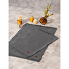 Cotton Box Bath Rug Set Antrasit 75x125 60x90