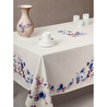 Cotton Box Pano Baskılı Masa Örtüsü Grazra Lila 170x170