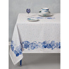 Cotton Box Pano Baskılı Masa Örtüsü Cowry Mavi 170x170