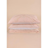 The Mia Çift Kişilik Yatak Örtüsü Seti 3 Parça Pudra