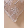 The Mia Tropikal Palmiye Desenli Kırlent Pudra 45 X 45 Cm