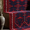 Mudo Home Jina Hali Kirmizi Laci̇vert 160x230